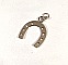 Lot de 3 grands pendentifs forme fer &agrave; cheval