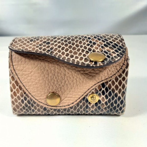 Porte monnaie cuir de ch&egrave;vre