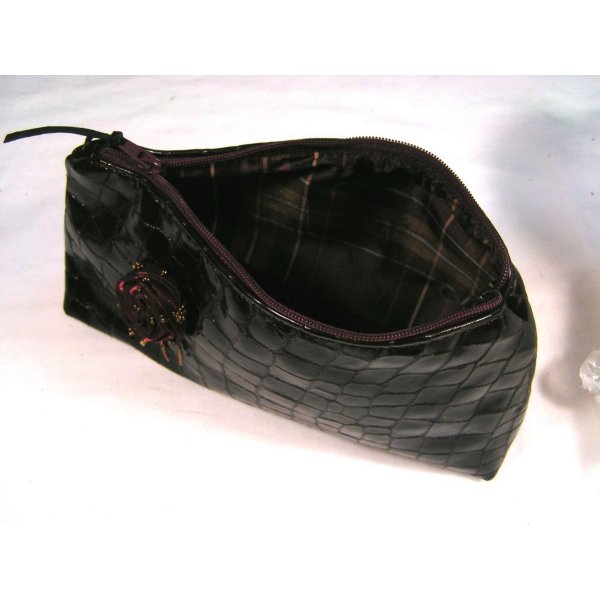 Astuccio per il trucco, colore bordeaux